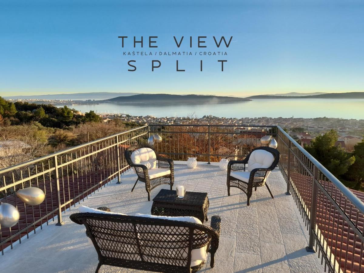 The View Split. Highlight With Roof-Top-Terrace And Pool Kaštela エクステリア 写真