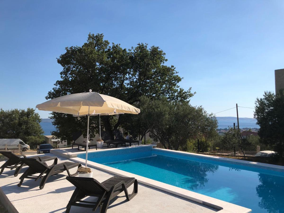 The View Split. Highlight With Roof-Top-Terrace And Pool Kaštela エクステリア 写真