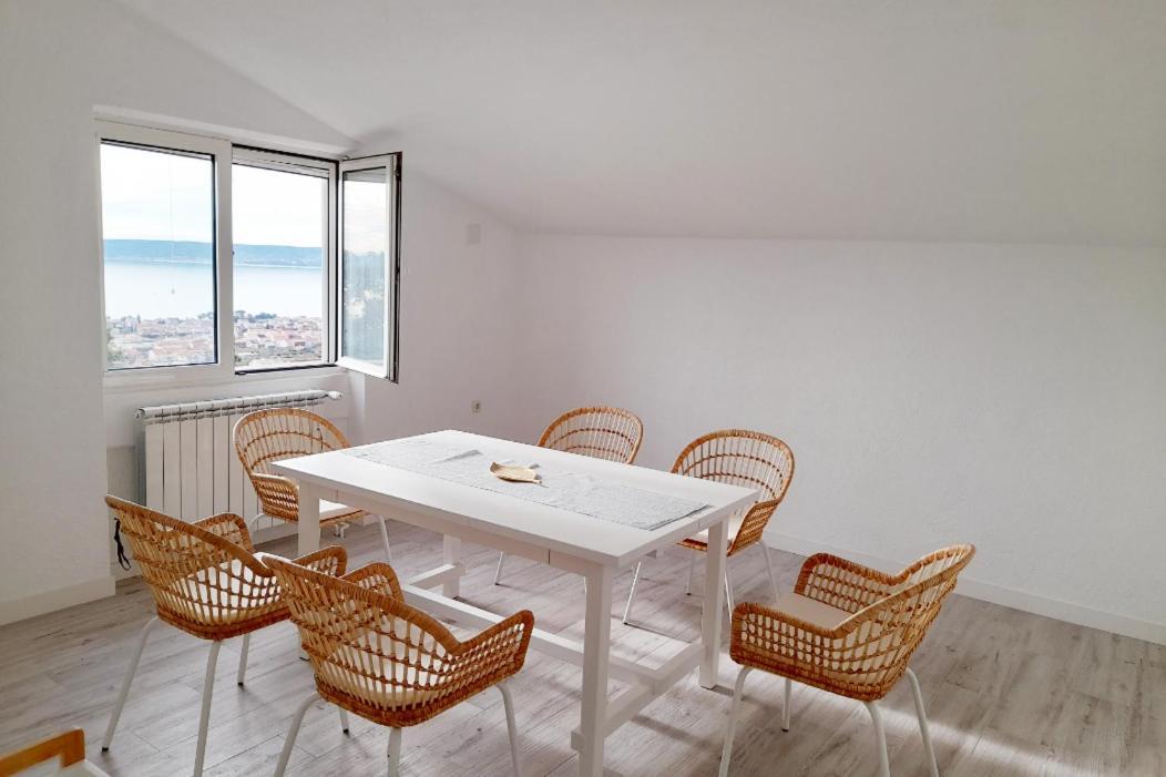 The View Split. Highlight With Roof-Top-Terrace And Pool Kaštela エクステリア 写真