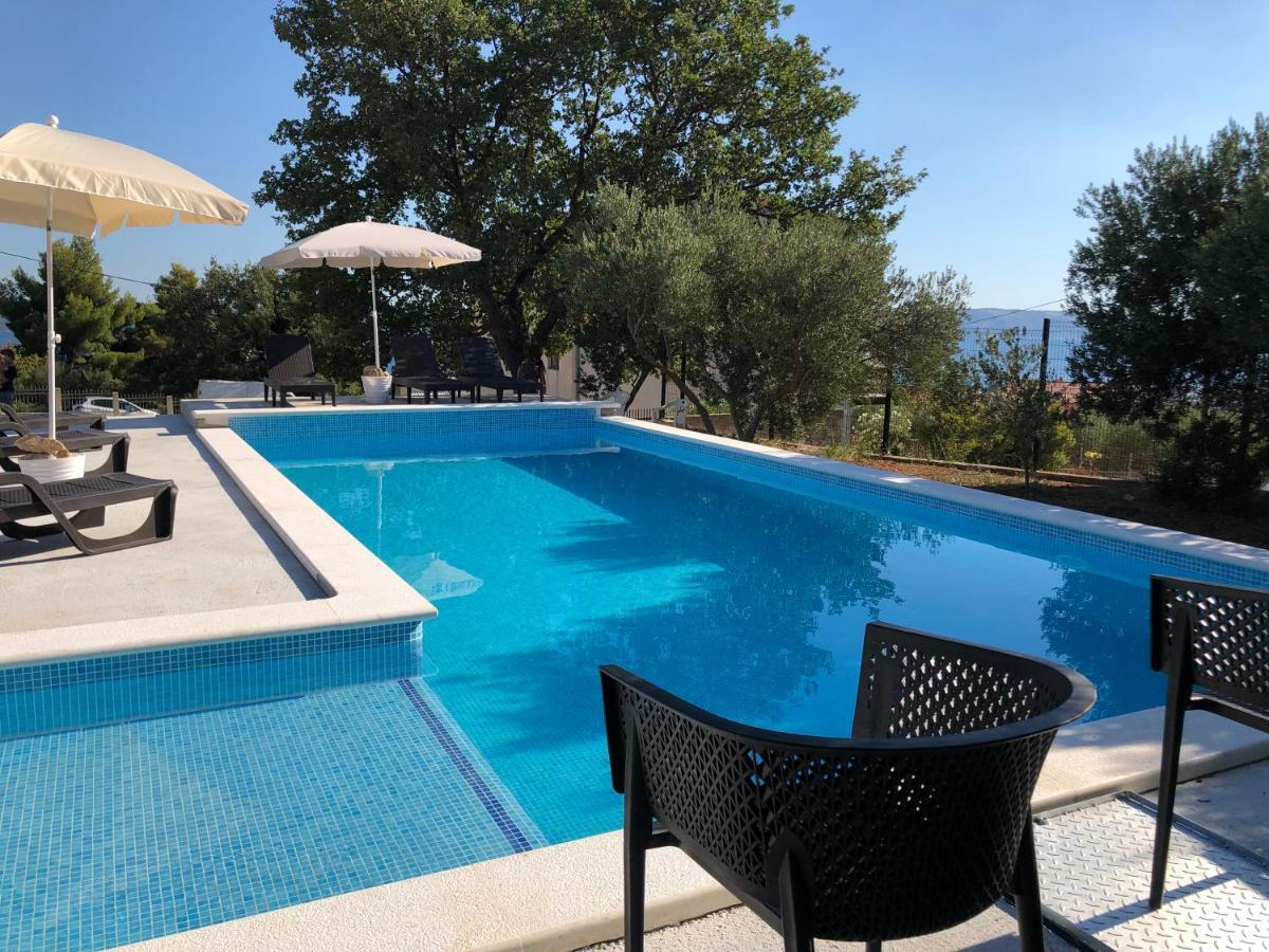 The View Split. Highlight With Roof-Top-Terrace And Pool Kaštela エクステリア 写真